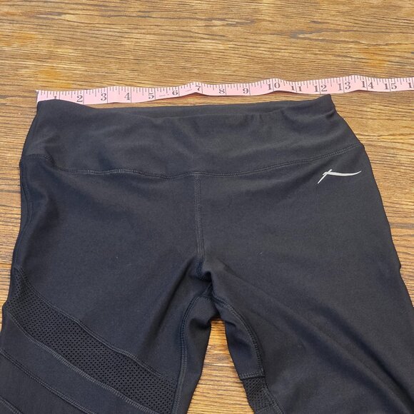 3 for $35   NWOT Black GOTTEX Full Length Leggings sz S - Picture 3 of 6